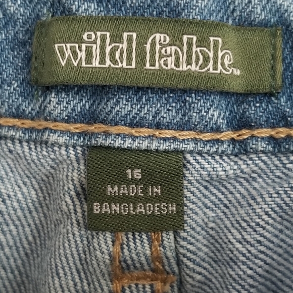 NWT Wild Fable High Rise Straight Distressed Jeans Size 16 - Picture 9 of 10